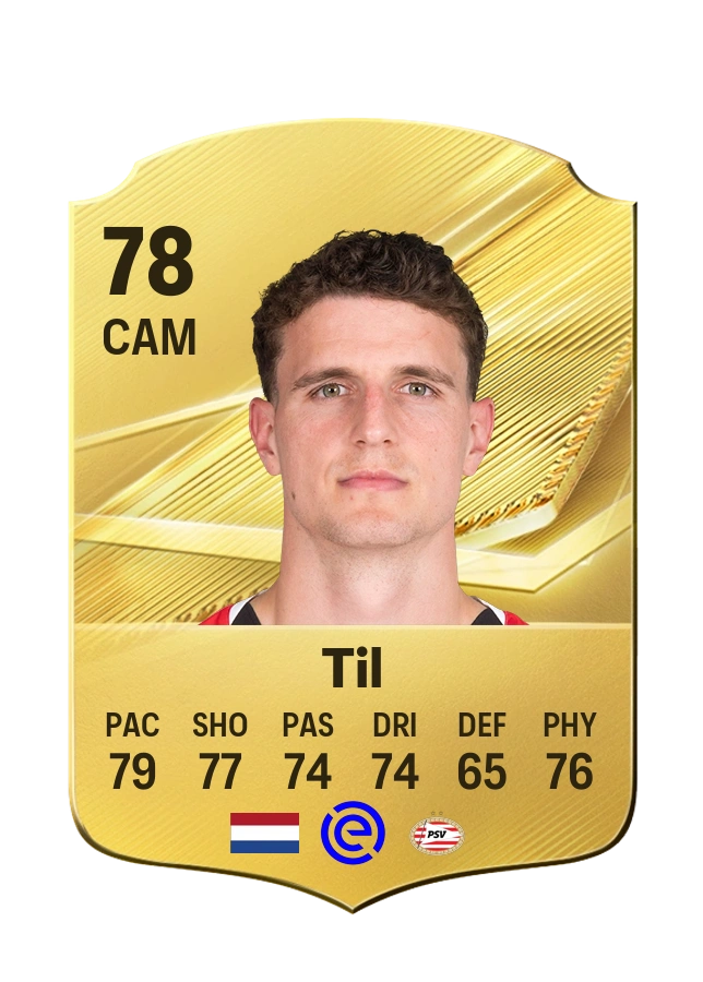 Guus Til, Common card, rated 78