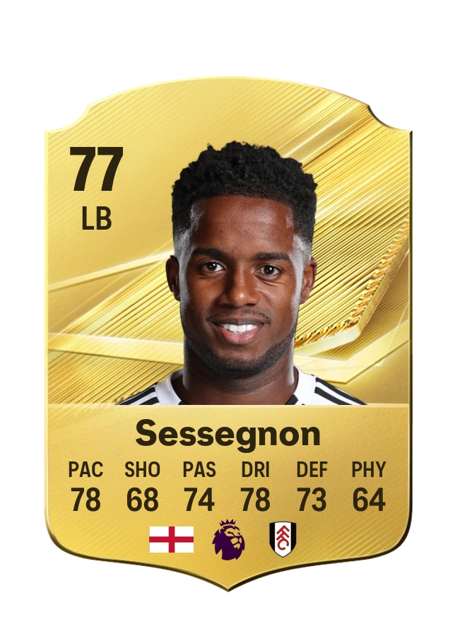 Ryan Sessegnon, Common kartı, reyting 77