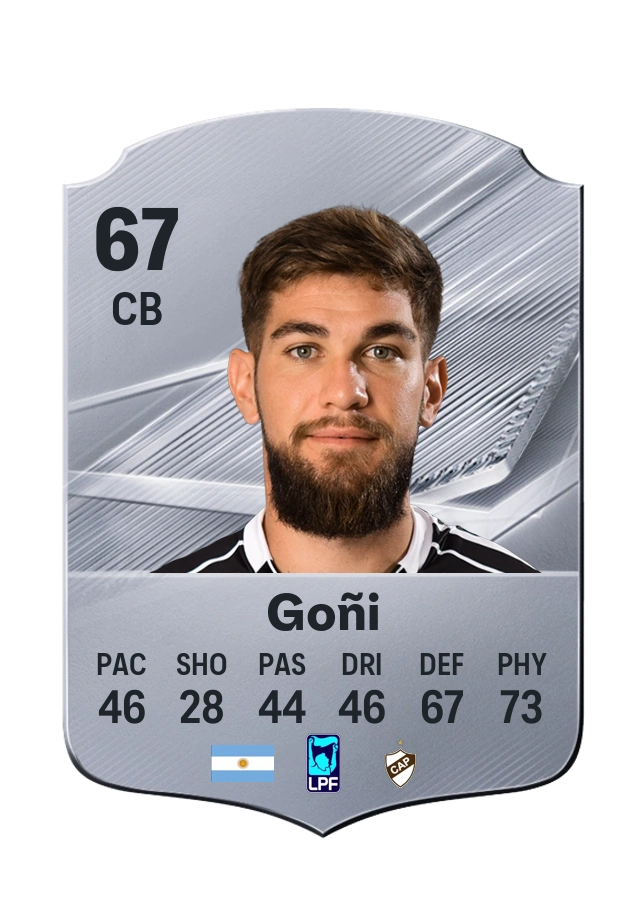 Gonzalo Goñi, Common-kaart, rating 67