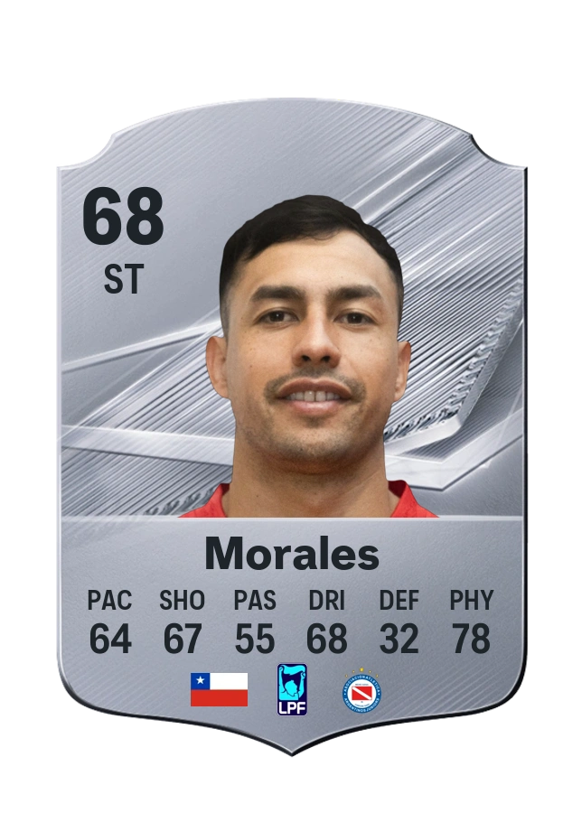 Iván Morales, Common kartı, reyting 68