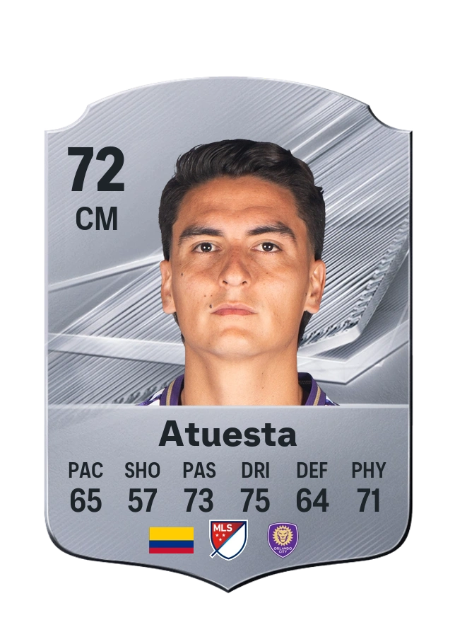 Eduard Atuesta, Common kartı, reyting 72