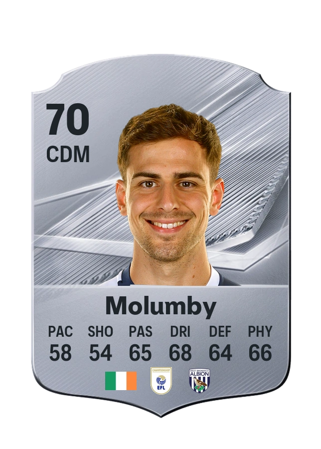 Jayson Molumby, Common card, rated 70
