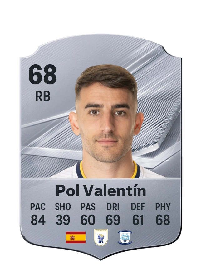 Carta Common di Pol Valentín, valutazione 68