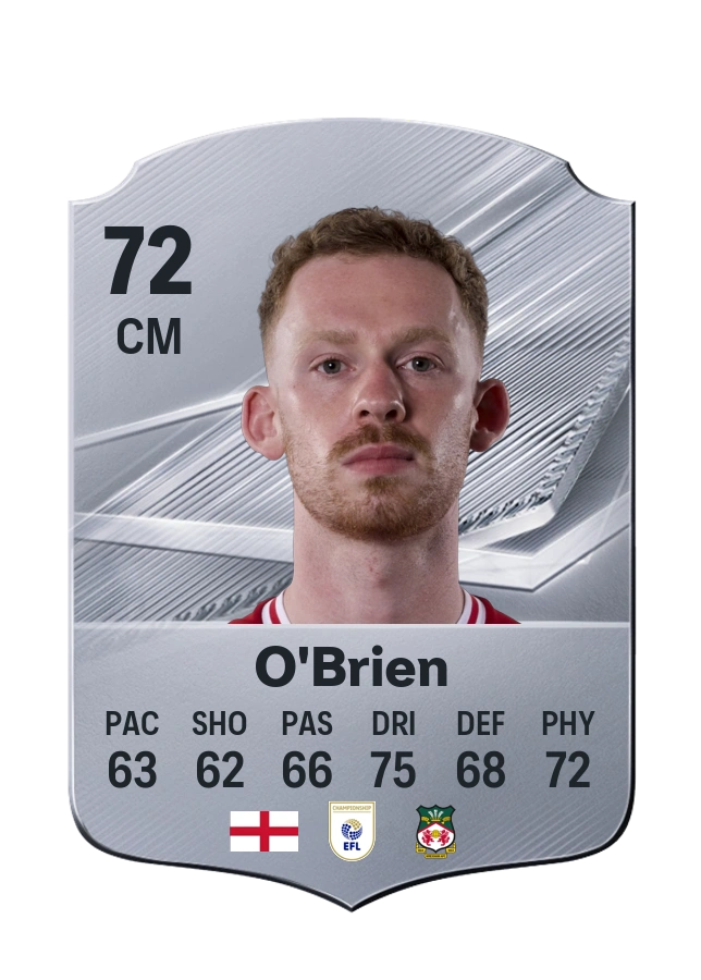 Lewis O'Brien, Common kartı, reyting 72