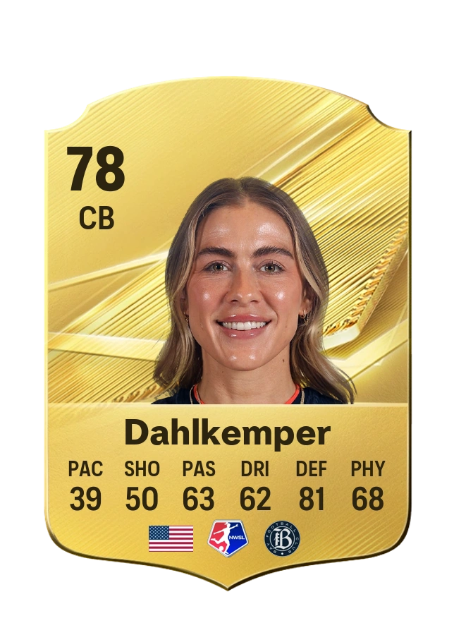 Carta Common di Abby Dahlkemper, valutazione 78