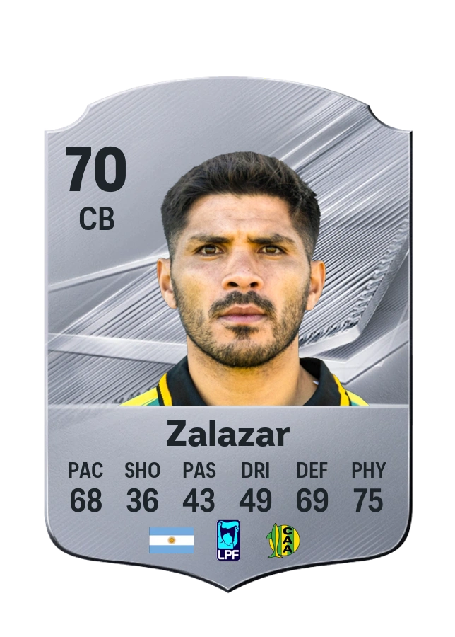 Nicolás Zalazar, Common-kaart, rating 70