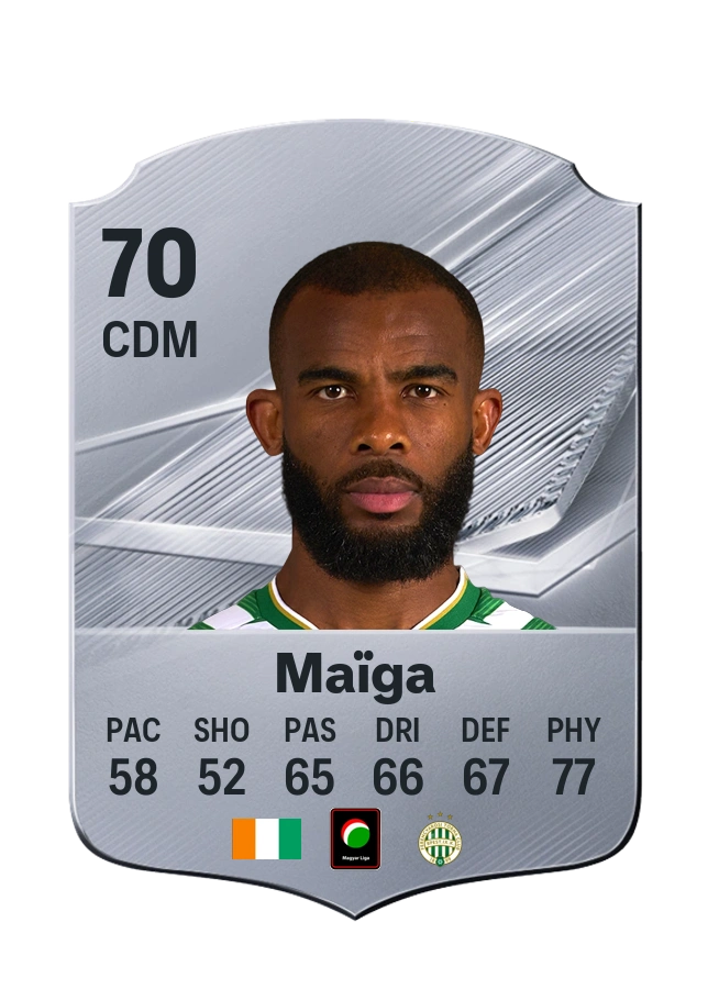 Habib Maïga, karta Common, ocena 70