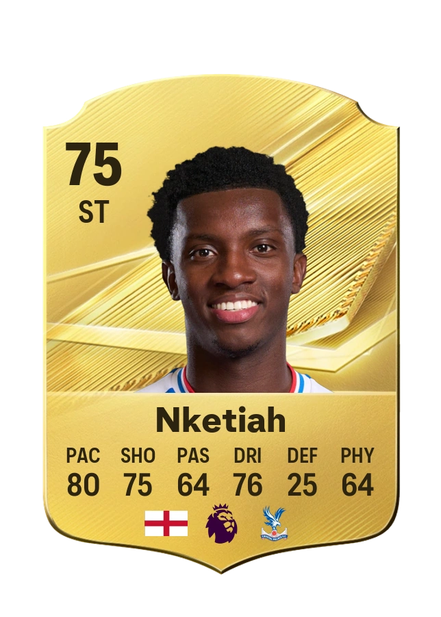 Eddie Nketiah, Common card, rated 75