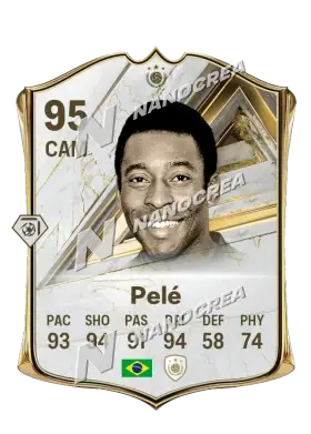 Pelé, Base Icon kartı, reyting 95