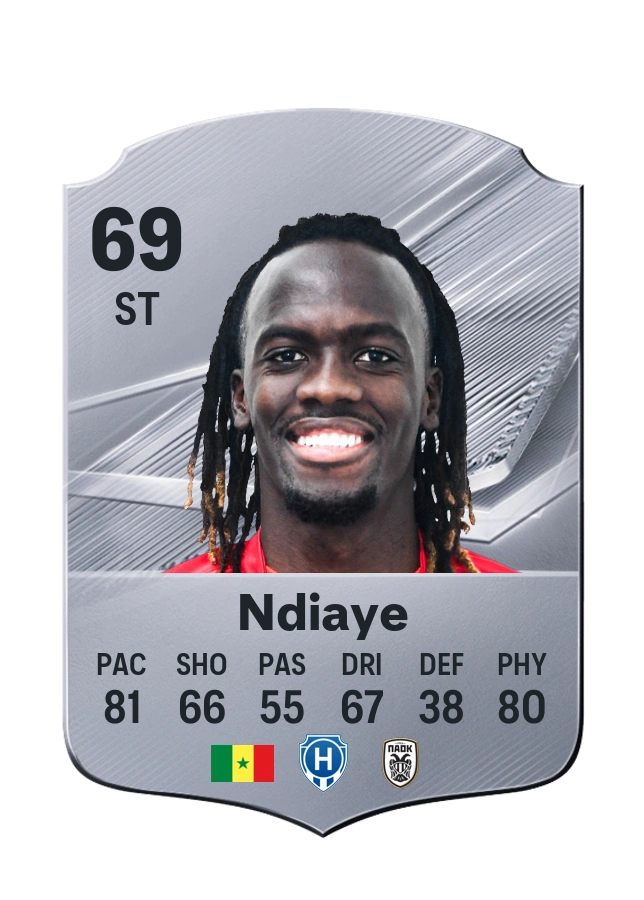 Cherif Ndiaye, Common card, rated 69