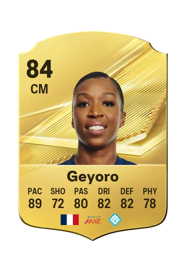 Carta Common di Grace Geyoro, valutazione 84