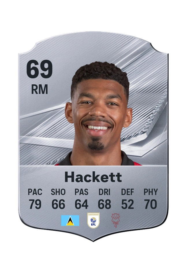 Reeco Hackett, Common kartı, reyting 69