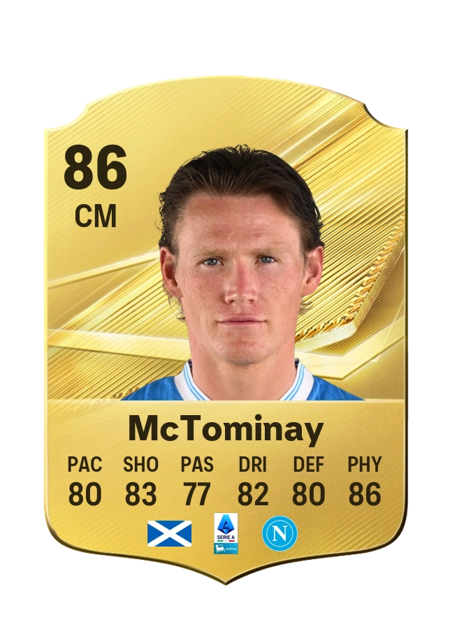 Scott McTominay, karta Common, ocena 86