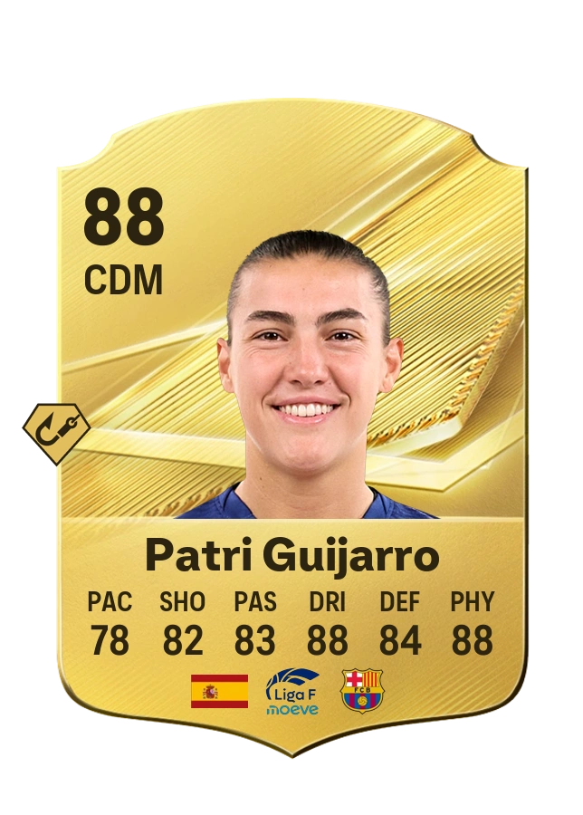 Patri Guijarro, Common card, rated 88