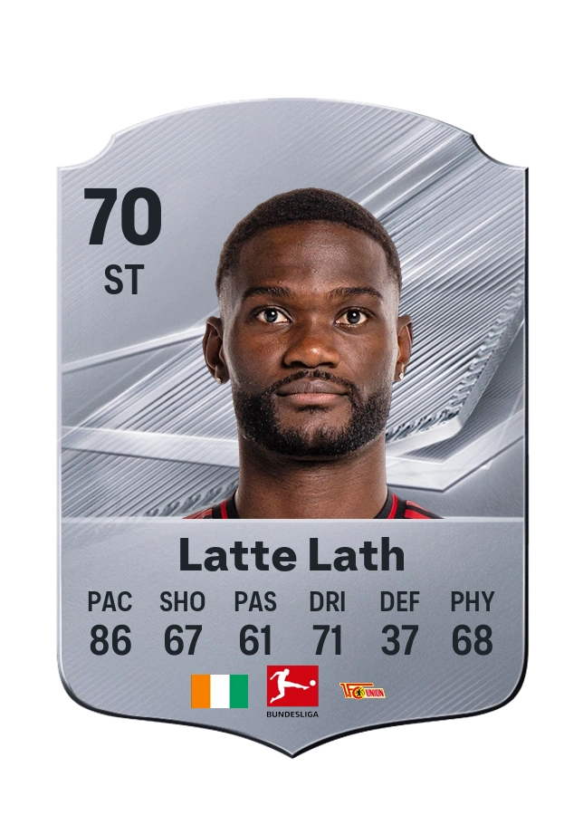 Emmanuel Latte Lath, Common card, rated 70