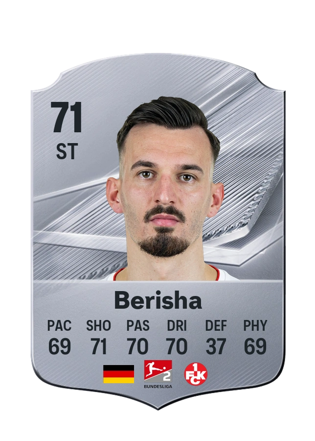 Mërgim Berisha, karta Common, ocena 71