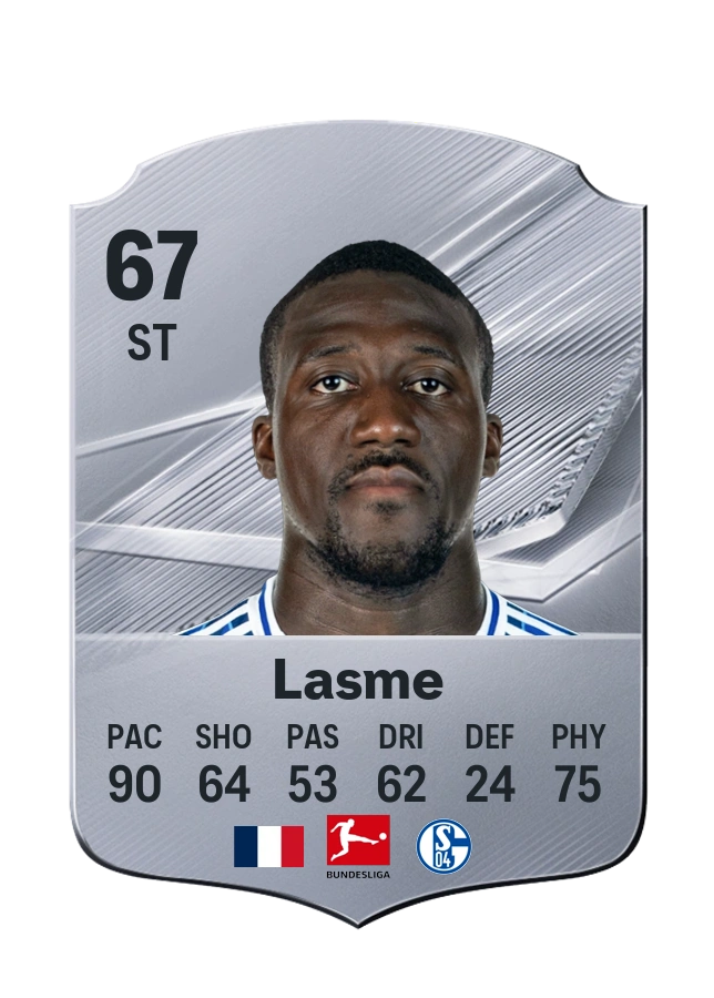 Carta Common de Bryan Lasme, overall 67