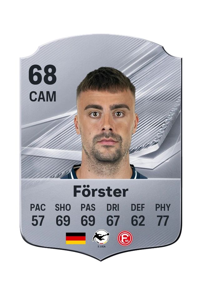 Philipp Förster, Common kartı, reyting 68