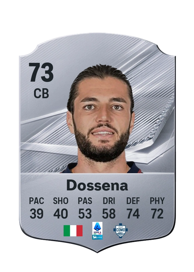 Alberto Dossena، بطاقة Common، بتقييم 73