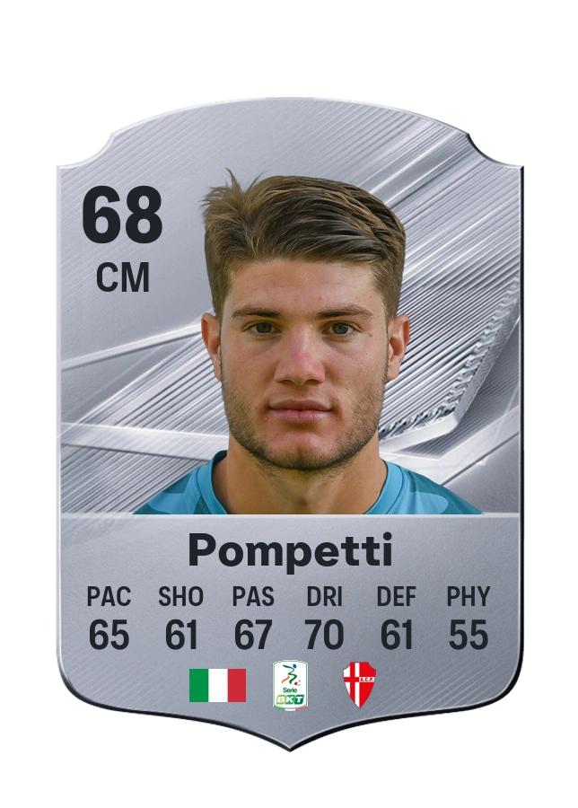 Marco Pompetti, Common card, rated 68