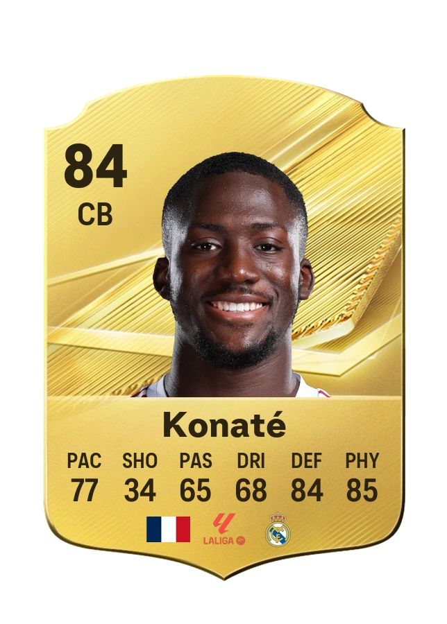 Ibrahima Konaté, Common card, rated 84