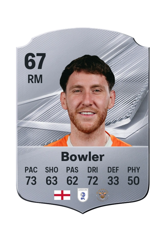 Josh Bowler, Common kartı, reyting 67