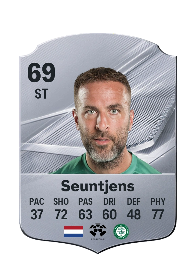 Ralf Seuntjens, Common card, rated 69