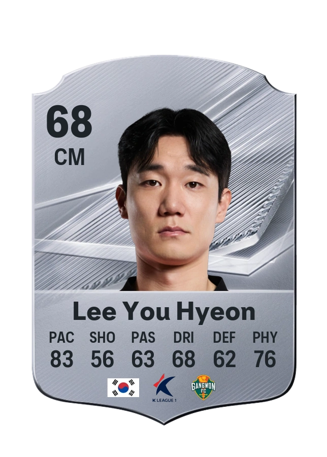 Lee You Hyeon, Common card, rated 68