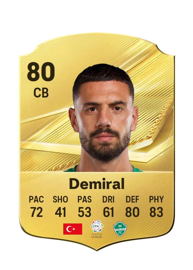 Merih Demiral، بطاقة Common، بتقييم 80