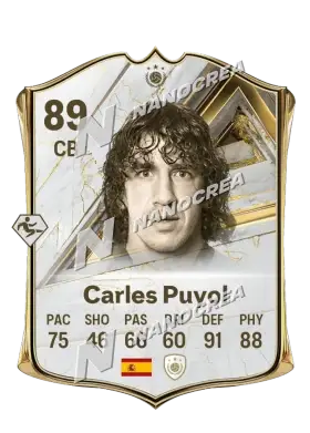 Carta Base Icon de Carles Puyol, overall 89