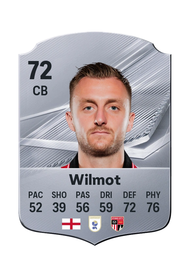 Ben Wilmot, Common card, rated 72