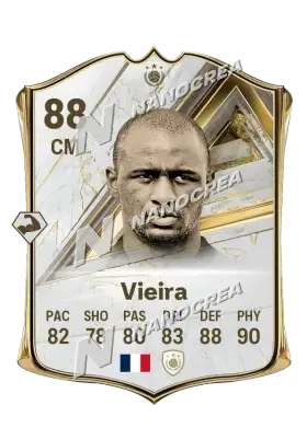 Patrick Vieira, Base Icon card, rated 88