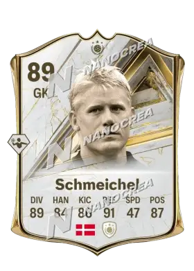 Carta Base Icon di Peter Schmeichel, valutazione 89