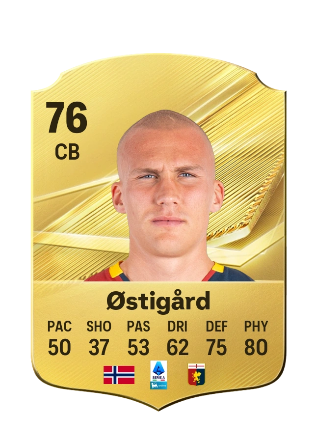 Leo Østigård, Common card, rated 76