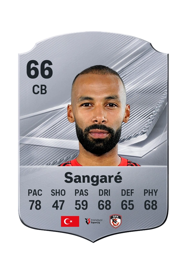 Nazim Sangaré, Common card, rated 66