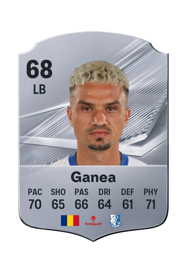 Cristian Ganea, Common card, rated 68