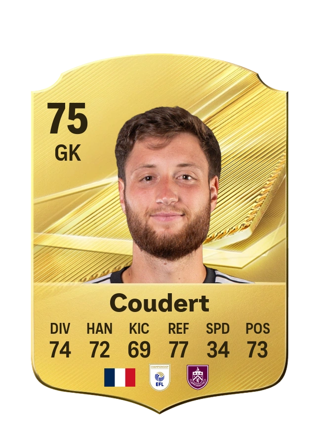 Grégoire Coudert, karta Common, ocena 75
