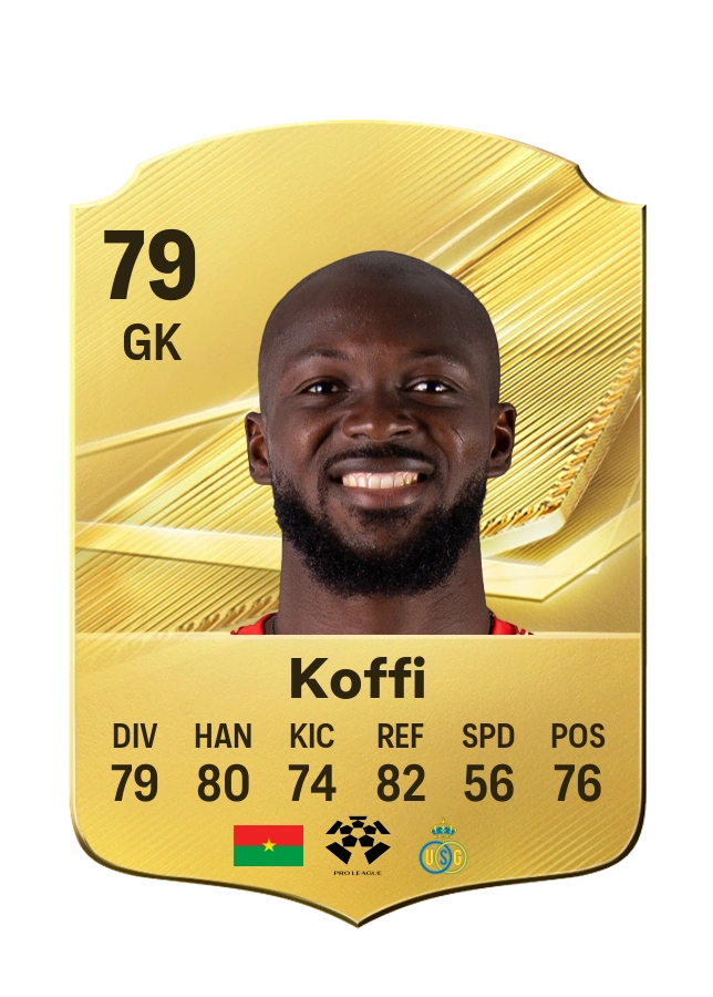 Carta Common de Hervé Koffi, valoración 79