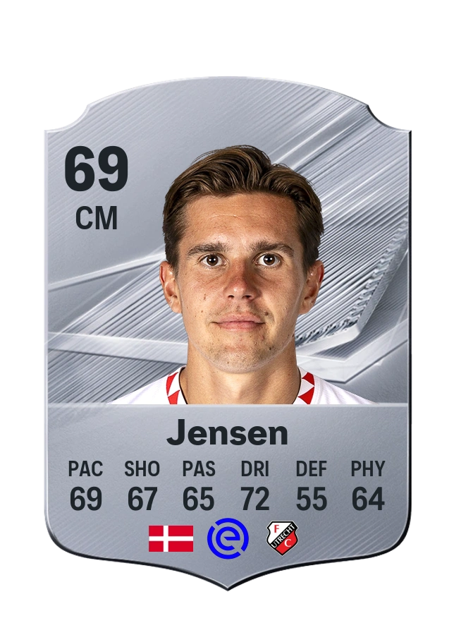 Victor Jensen, Common card, rated 69