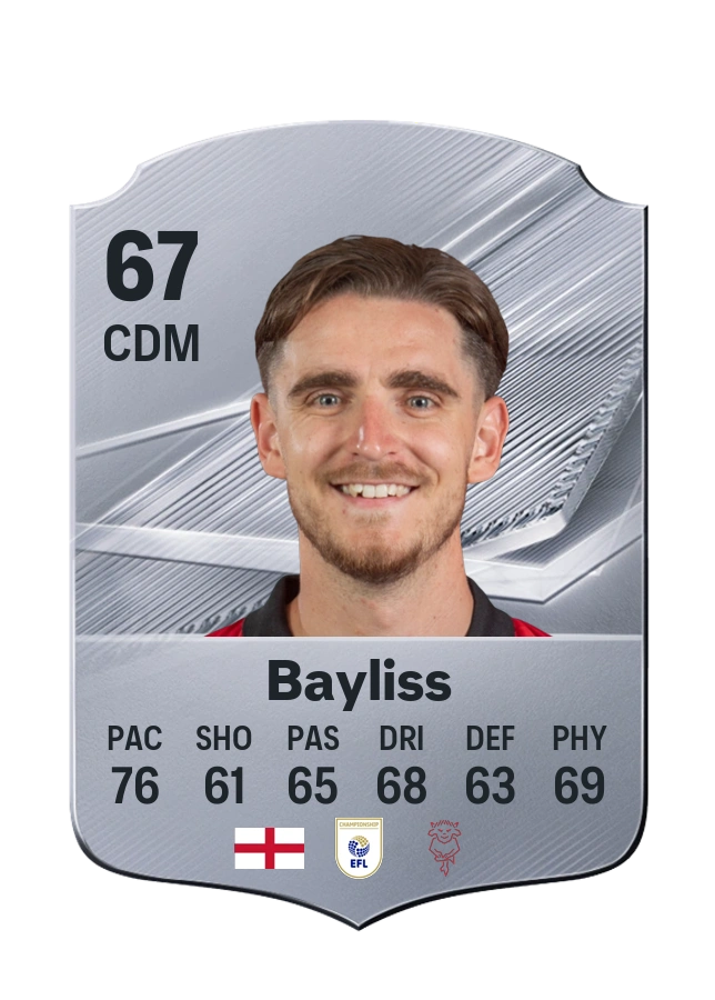 Tom Bayliss, Common card, rated 67
