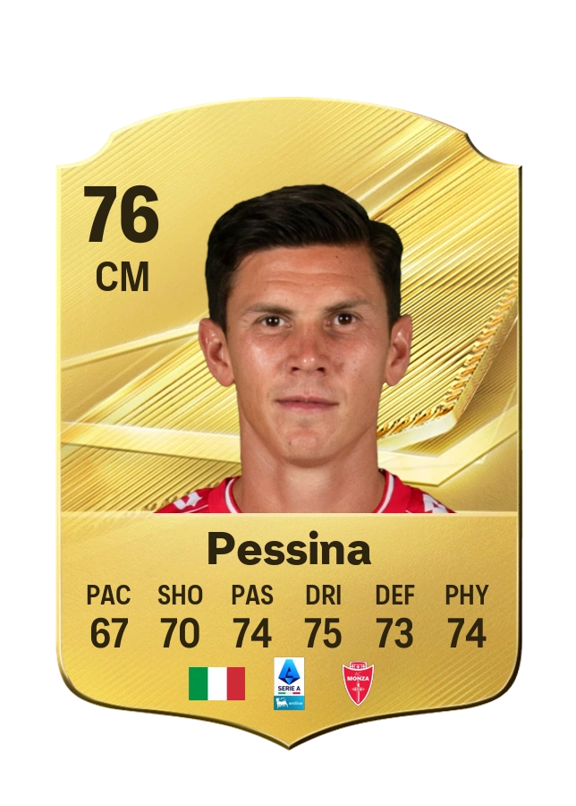 Matteo Pessina, Common card, rated 76