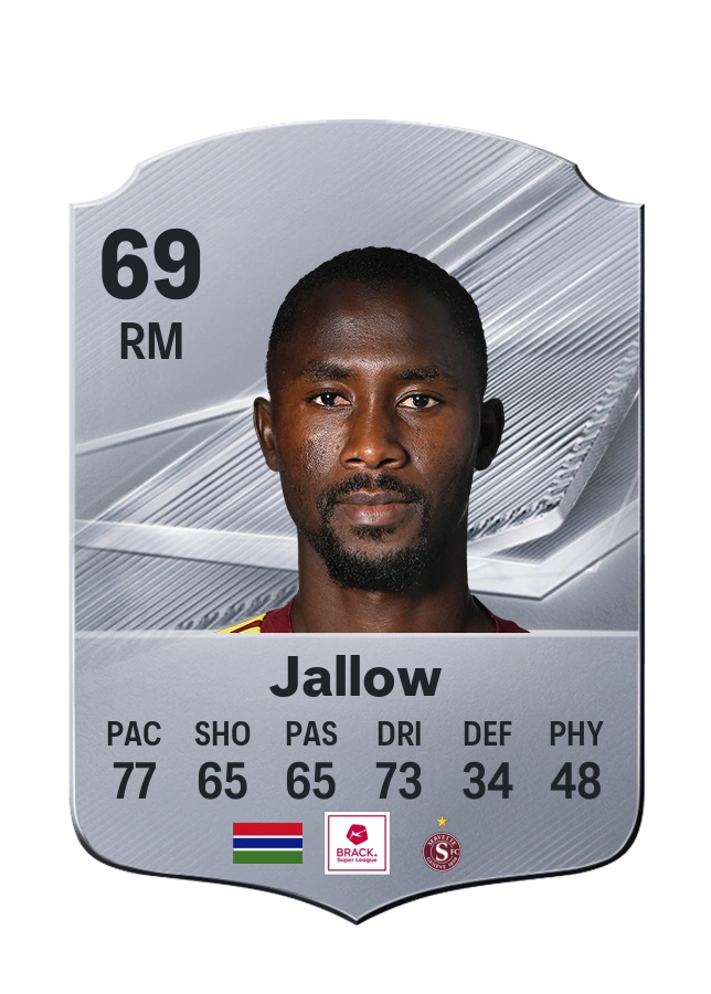 Carta Common di Ablie Jallow, valutazione 69
