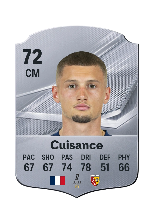 Michaël Cuisance, Common card, rated 72