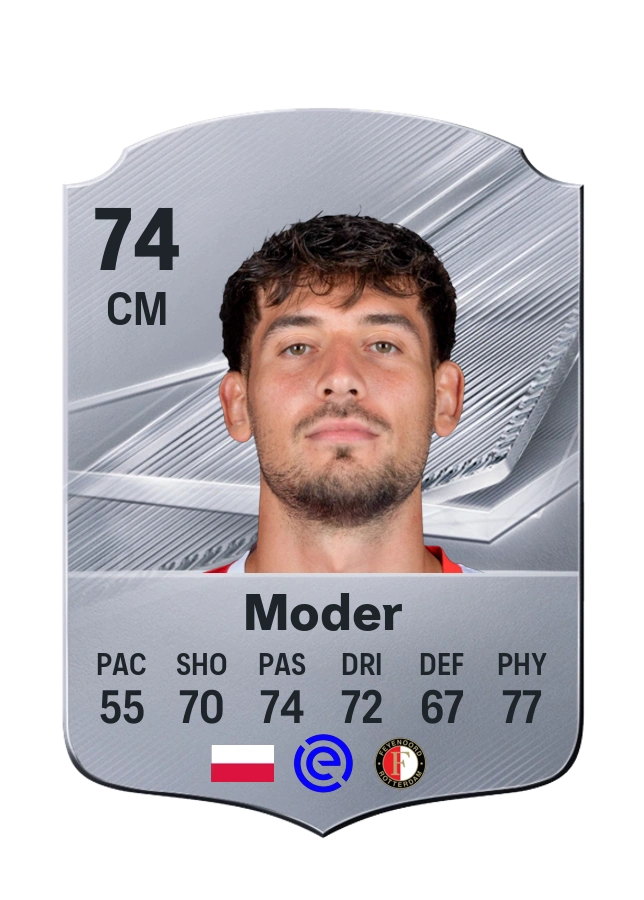 Jakub Moder, Common card, rated 74