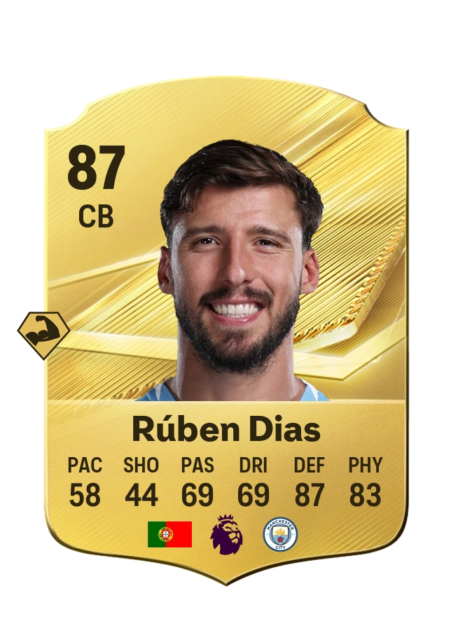 Rúben Dias, karta Common, ocena 87