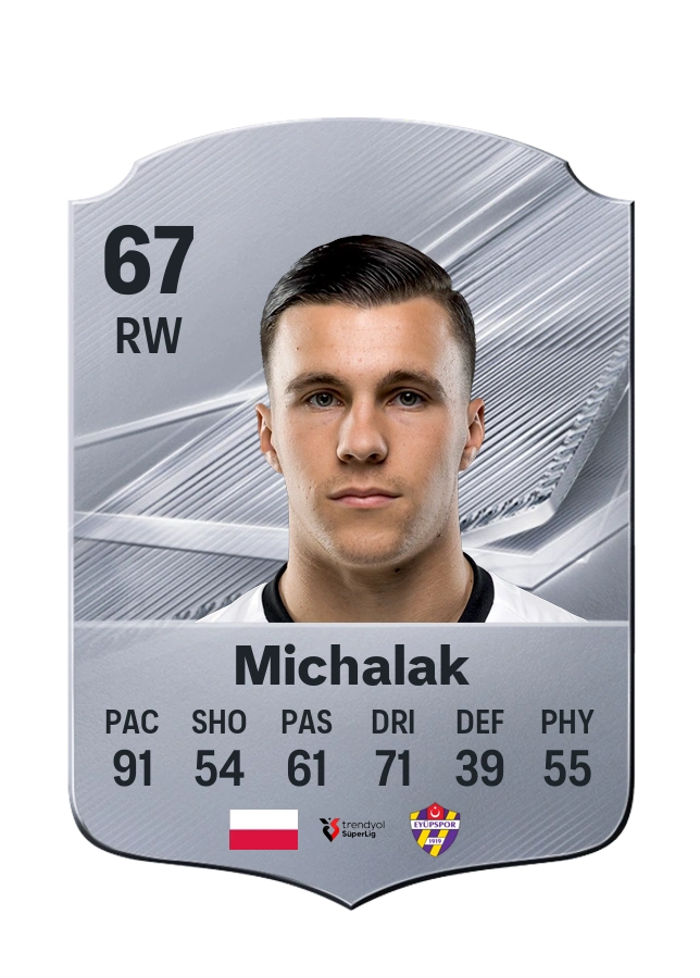 Konrad Michalak, Common card, rated 67