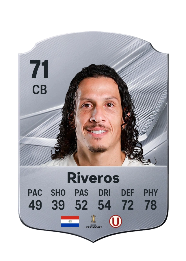 Williams Riveros, karta Common, ocena 71