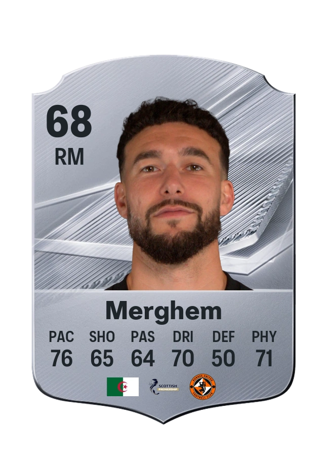 Mehdi Merghem, Common card, rated 68