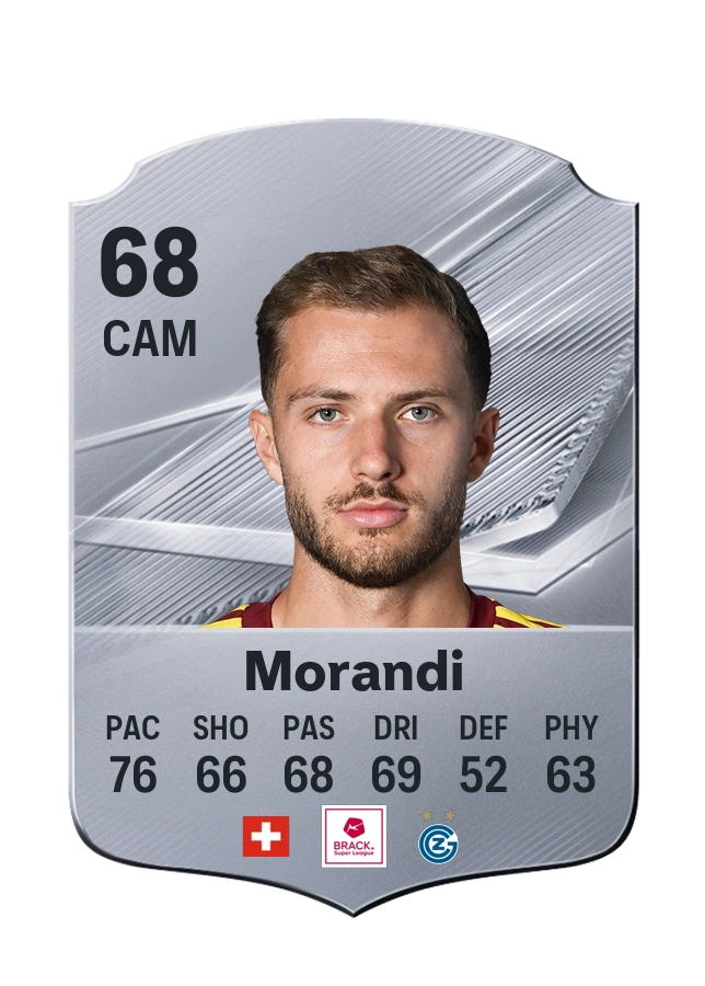 Giotto Morandi, Common card, rated 68