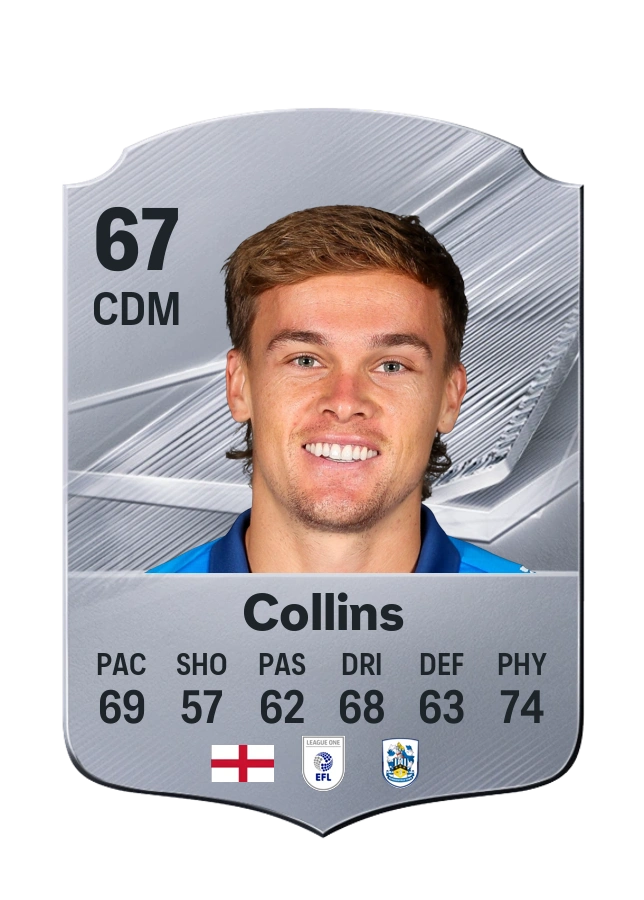 Archie Collins, Common card, rated 67